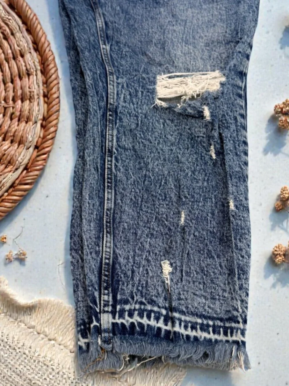 Abercrombie & Fitch The Mom High Rise Jeans Plus Size 35/20 Regular - Picture 3 of 10